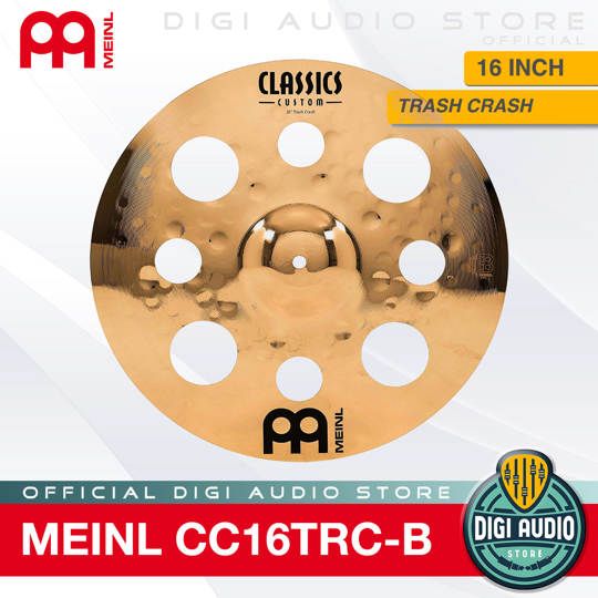 Cymbal Drum Meinl CC16TRC-B - 16 inch Trash Crash Classics Custom