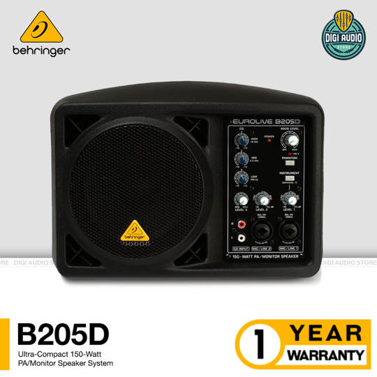 Personal Speaker Monitor Aktif Behringer Eurolive B205D - 150 Watt - 5.25 inch