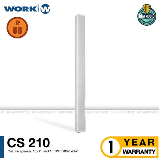 Speaker Column Anti Air WORK PRO CS 210 - Full range 10 x 2 inch + 1 inch Twitter - 40 Watt