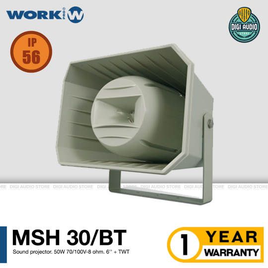 Speaker Corong Outdoor & Indoor Anti Air WORK PRO MSH 30/BT Model Toa