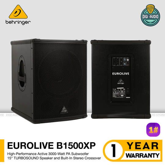 Speaker Subwoofer 15 inch Aktif Behringer Eurolive B1500XP 3000 Watt