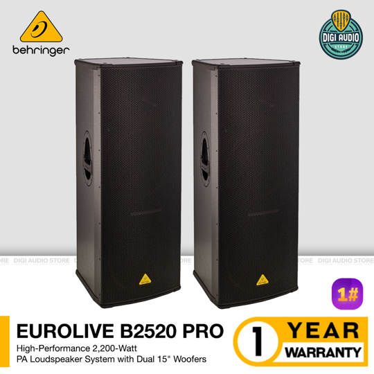 Speaker Pasif Behringer Eurolive B2520 Pro - 2 x 15 inch - 2200 Watt