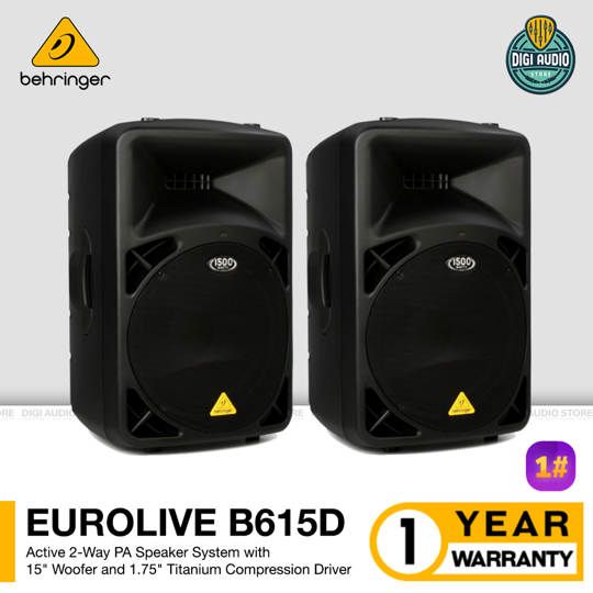 Speaker Aktif 15 inch Behringer Eurolive B615D 1500 Watt