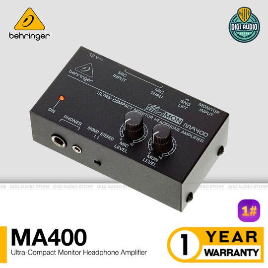 Personal Headphone & In Ear Monitor Amplifier Behringer Micromon MA400