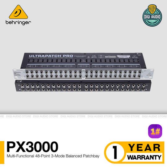 Behringer Ultrapacth Pro PX3000 PATCHBAY for STUDIO