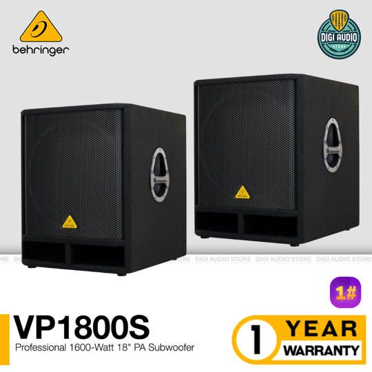 Speaker Subwoofer Pasif 1600 Watt 18 Inch Behringer Eurolive VP1800S - 2 Unit Speaker