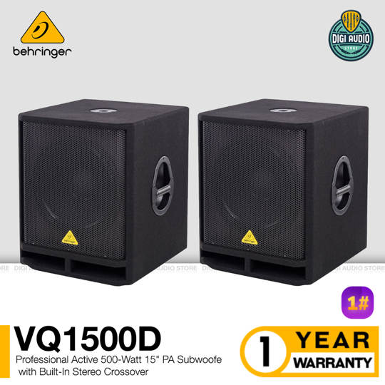 Speaker Subwoofer Aktif 500 Watt 15 inch Behringer Eurolive VQ1500D