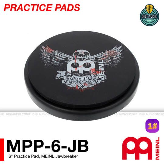 Practice Pad 6 inch Jawbreaker - Meinl MPP-6-JB - Latihan Stick Snare Drum Pad