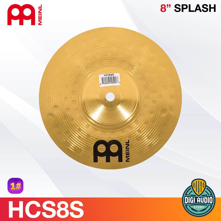 Cymbal Drum 8 inch Splash Meinl HCS - HCS8S