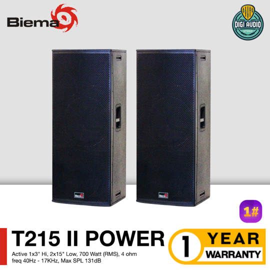 Speaker Aktif 3 Way Full Range Biema T215A II - 700 Watt
