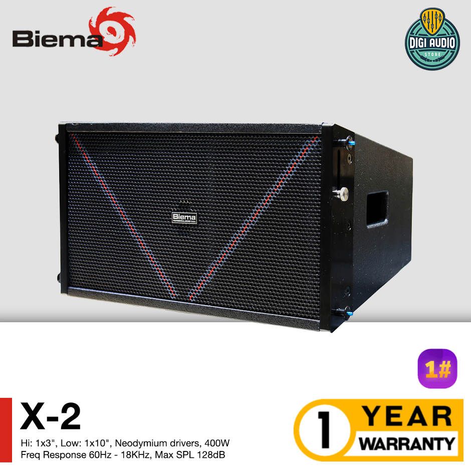 Speaker Ground Stack Pasif Line Array + Aktif Subwoofer Biema X-2 - Sound System