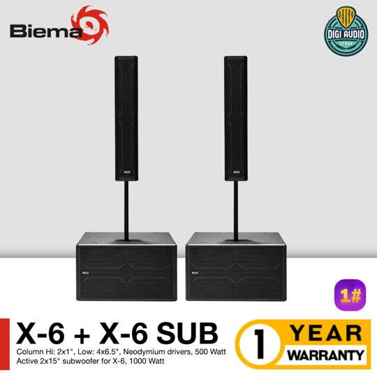 Speaker Column Aktif + Subwoofer BIEMA X-6 Sound System