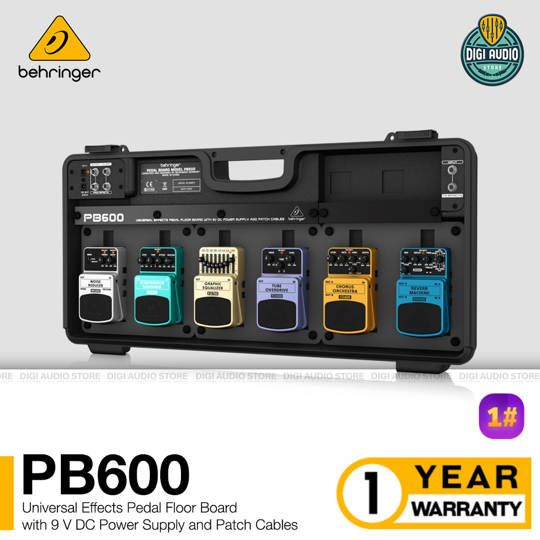 Behringer PB600 Pedal Board for Guitar & Bass Stompbox