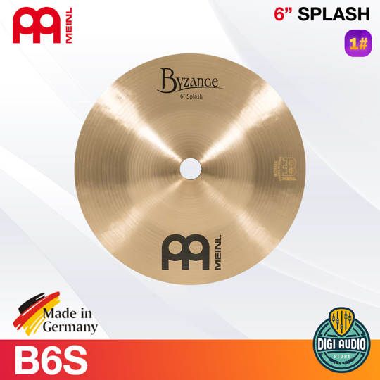 Meinl B6S - 6 inch Splash Cymbal Byzance Traditional