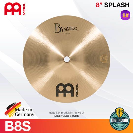 Meinl B8S 8 inch Splash Cymbal Byzance Traditional