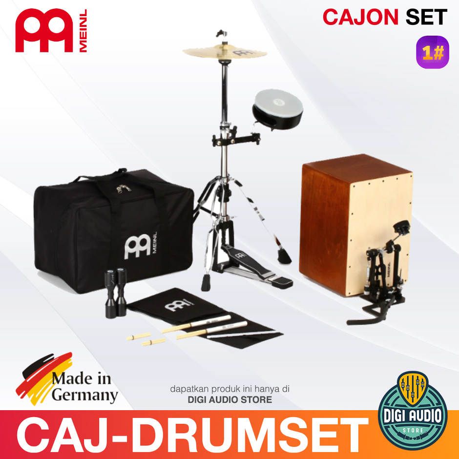 Meinl CAJ-DRUMSET Percussion - Paket Cajon Set Perkusi
