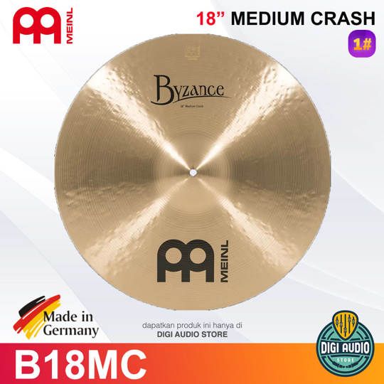 MEINL Cymbal Byzance Traditional 18 inch Medium Crash [ B18MC ]