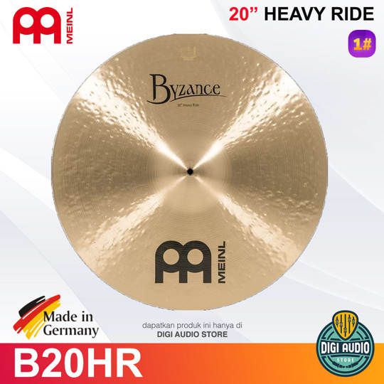 Cymbal Drum Meinl B20HR - 20 inch Heavy Ride Byzance Traditional