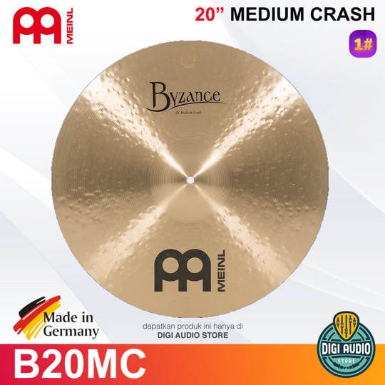 MEINL Cymbal Byzance Traditional 20 Inch Medium Crash - B20MC