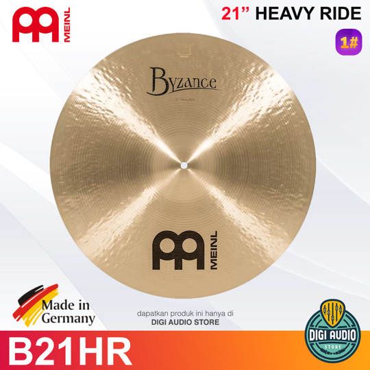 Cymbal Drum Meinl B21HR - 21 inch Heavy Ride Byzance Traditional