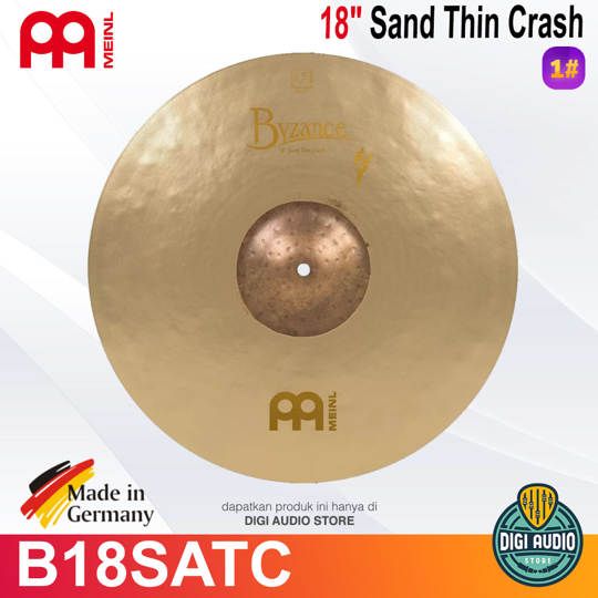 Meinl Byzance Vintage B18SATC 18 inch Thin Crash Cymbal - Benny Greb Signature