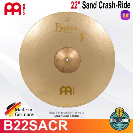 Meinl B22SAR 22 Inch Sand Ride Cymbal Byzance Vintage