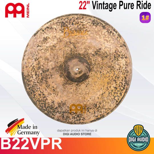 Meinl B22VPR 22 inch Byzance Vintage Pure Ride Cymbal
