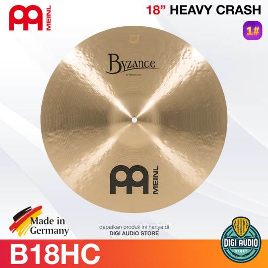Cymbal Drum 18 inch Heavy Crash Meinl Byzance Traditional - B18HC