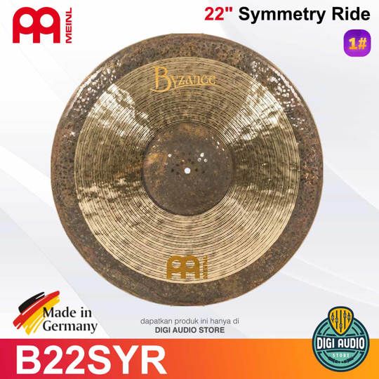 Meinl B22SYR 22 inch Symmetry Ride Cymbal (Ralph Peterson Signature)