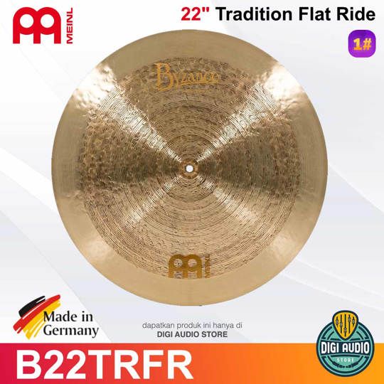 Meinl B22TRFR 22 inch Tradition Flat Ride Byzance Jazz