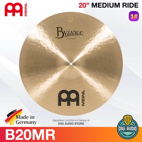 MEINL Cymbal Byzance Traditional 20 Inch Medium Ride [ B20MR ]