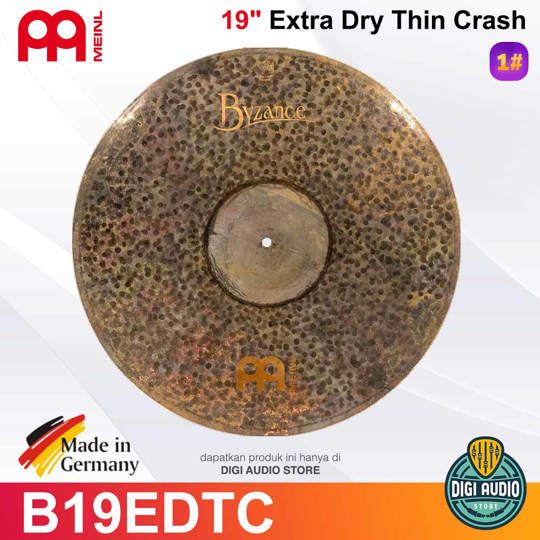 Meinl B19EDTC 19 inch Extra Dry Thin Crash Cymbal Byzance