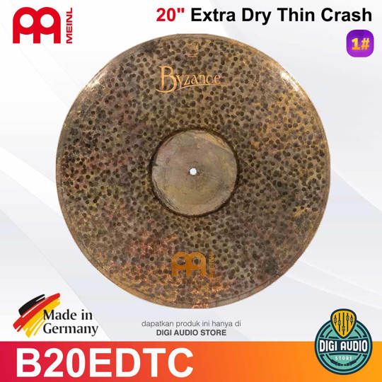 Cymbal Drum Meinl B20EDTC - 20 inch Extra Dry Thin Crash Byzance