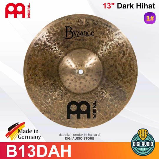 Meinl Byzance Dark 13 inch Dark Hihat Cymbal - B13DAH