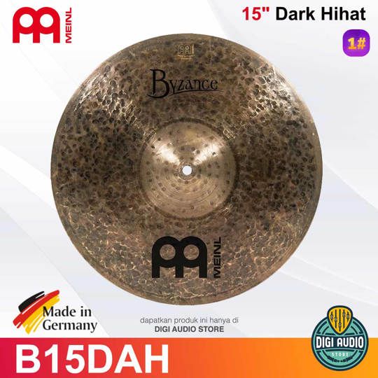 Meinl Byzance Dark 15 inch Dark Hihat Cymbal - B15DAH