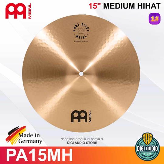 Meinl Cymbal Pure Alloy PA15MH 15 inch Medium Hihat