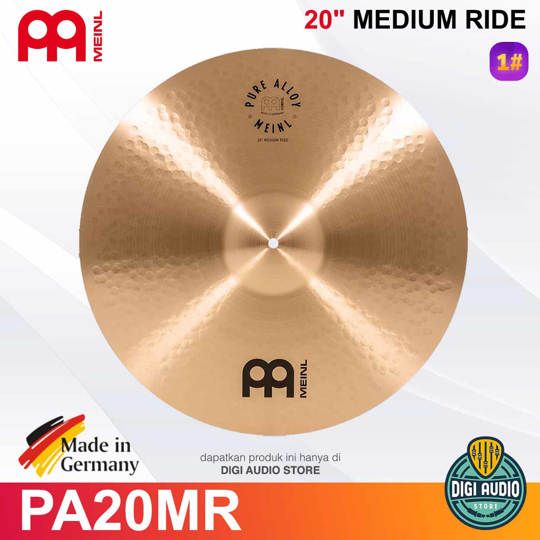 Cymbal Drum Meinl PA20MR - Pure Alloy 20 inch Medium Ride Cymbal