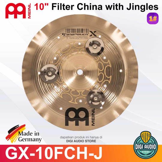 MEINL CYMBAL GENERATION X 10inc JINGLE FILTER CHINA - GX-10FCH-J