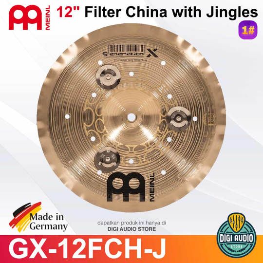 MEINL CYMBAL GENERATION X 12inc JINGLE FILTER CHINA - GX-12FCH-J