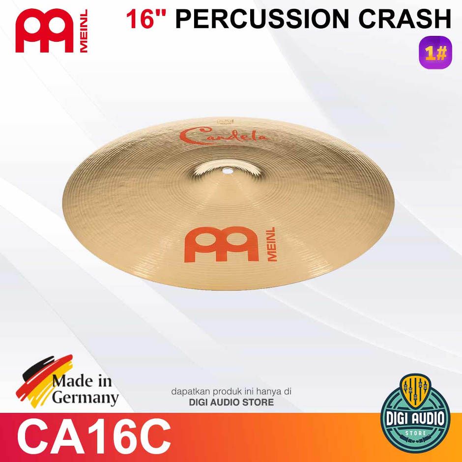 Meinl Cymbal Candela CA16C 16 inch Crash Percussion Cymbal