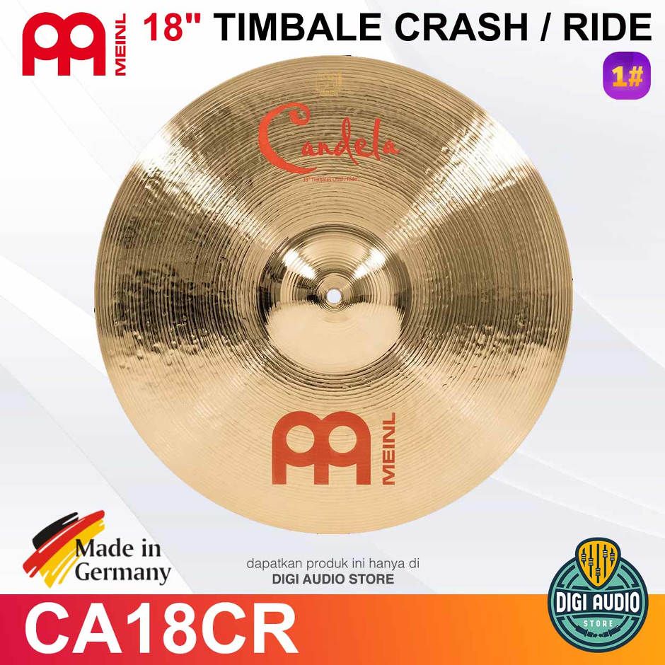 Meinl Candela CA18CR Cymbal 18 inch Timbale Crash Ride