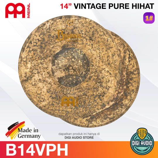 Meinl Cymbal B14VPH 14 inch Vintage Pure Hihat Byzance Vintage