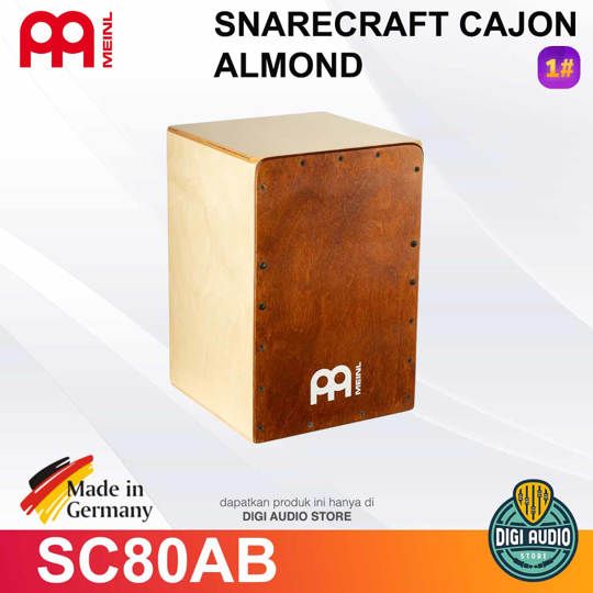 Meinl Snarecraft Cajon SC80AB Almond