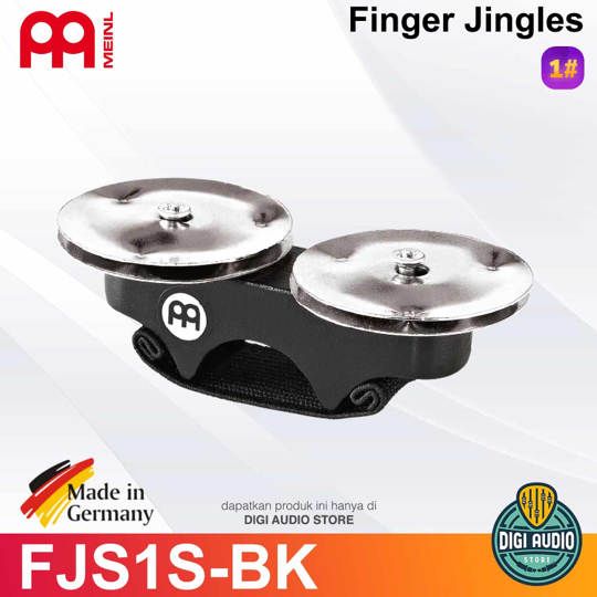 MEINL FINGER JINGLE STAINLESS STEEL JINGLES - FJS1S-BK