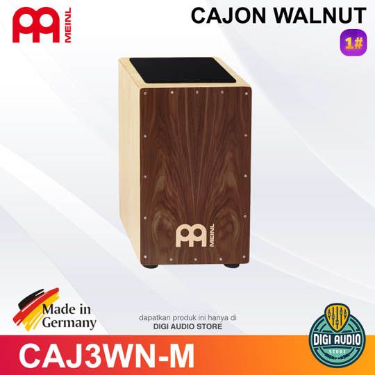 Meinl Percussion String Cajon CAJ3WN-M Kahon Walnut Frontplate