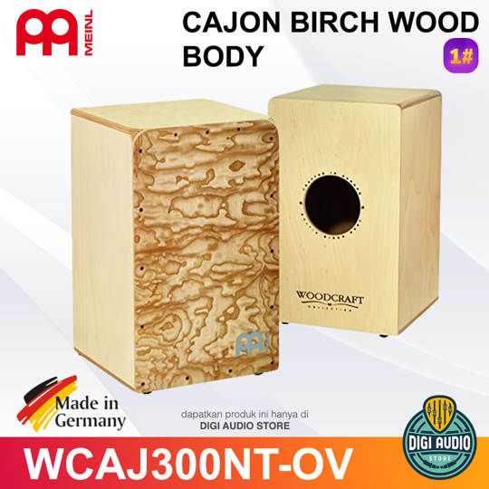 Meinl WCAJ300NT-OV WOODCRAFT CAJONS - Cajon with Birch Wood Body, Ovangkol Frontplate