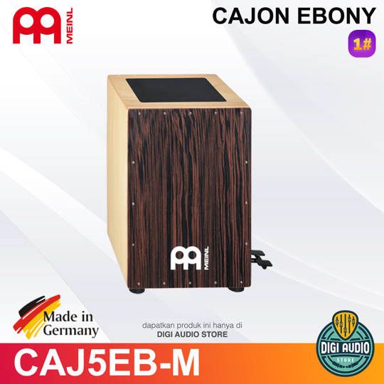 Meinl Percussion Pick Up Pedal Cajon CAJ5EB-M Kahon With Ebony Frontplate
