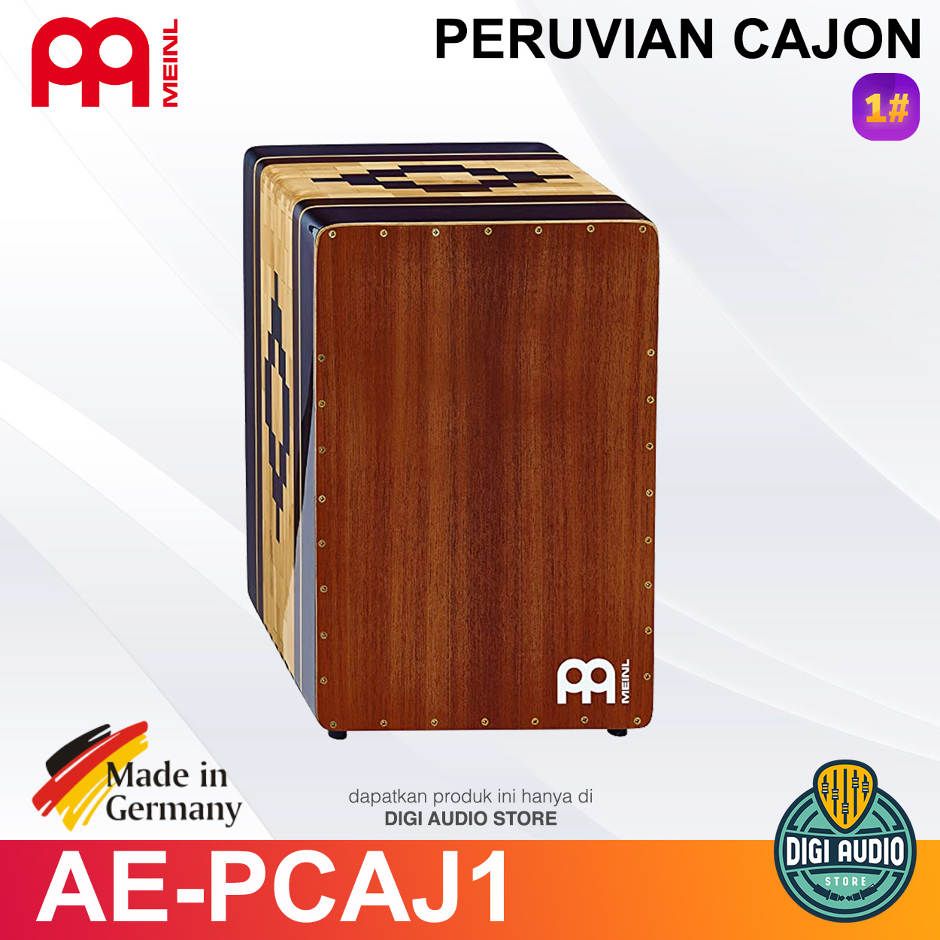 Meinl Percussion Artisan Edition Peruvian Cajon Festejo Line AE-PCAJ1 with Nogal & Pinewood Frontplate