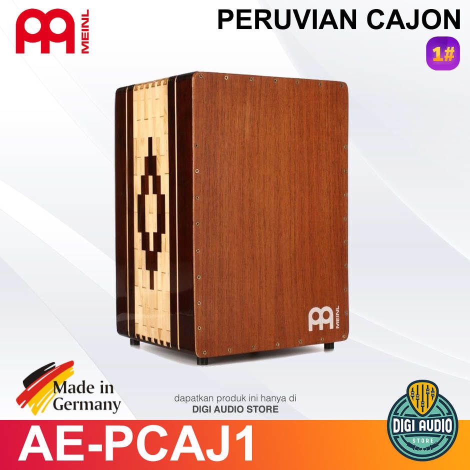 Meinl Percussion Artisan Edition Peruvian Cajon Festejo Line AE-PCAJ1 with Nogal & Pinewood Frontplate
