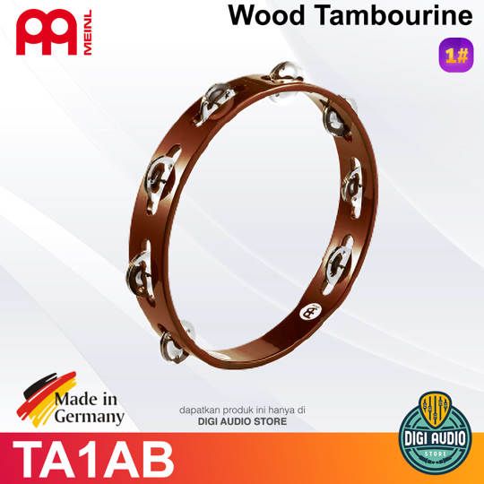 Meinl Percussion Wood Tambourine TA1AB